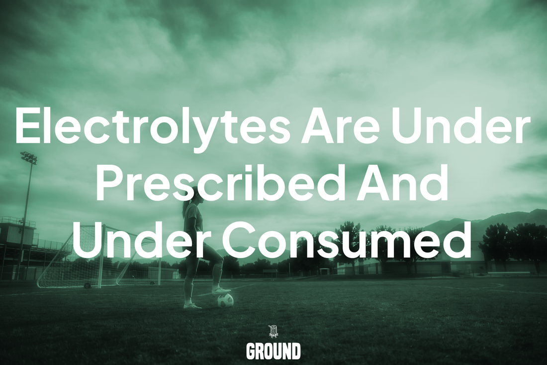 Electrolytes are Under Prescribed and Under Consumed